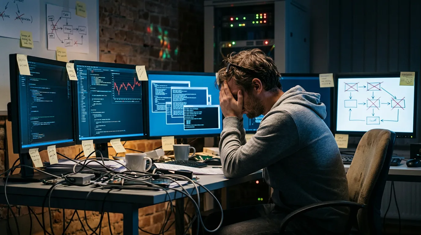 Imagen ilustrativa sobre errores automatización startup