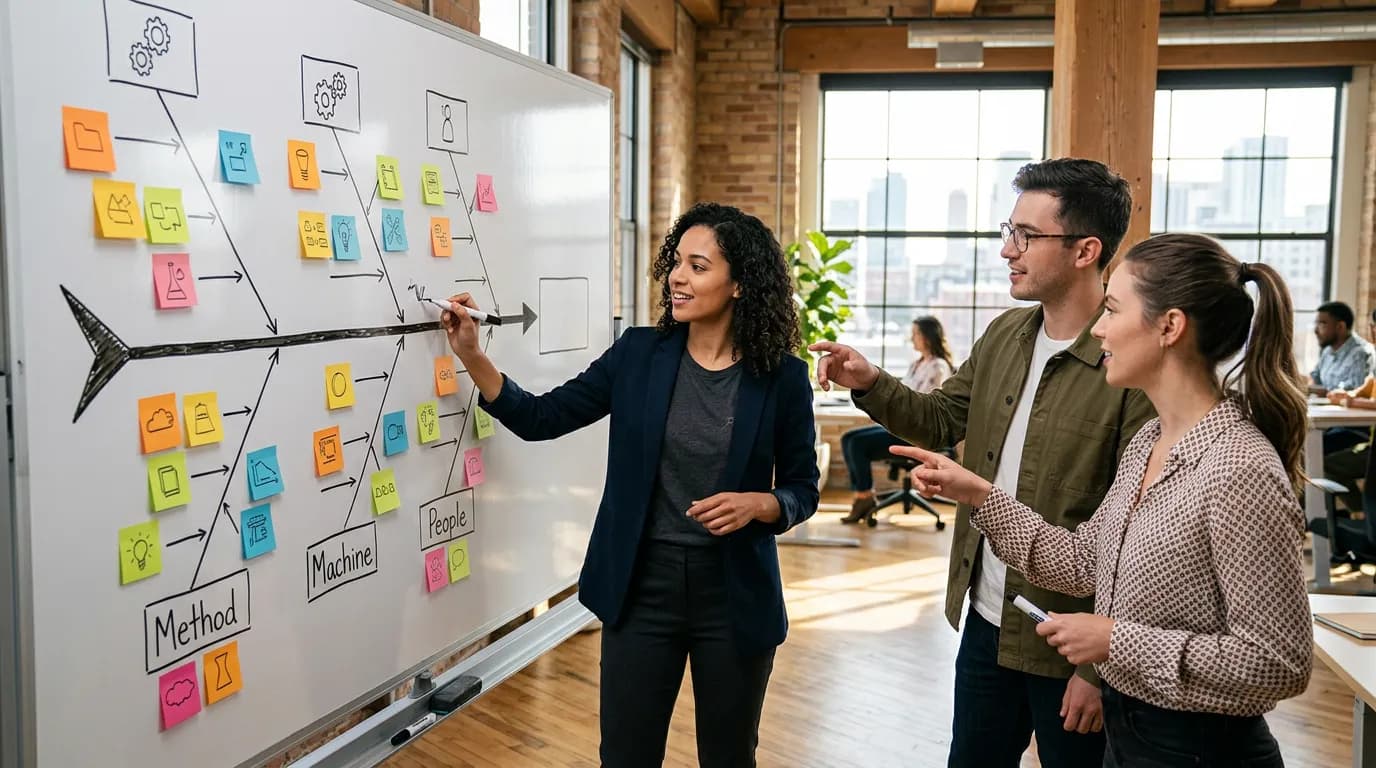 Imagen ilustrativa sobre diagrama Ishikawa startup