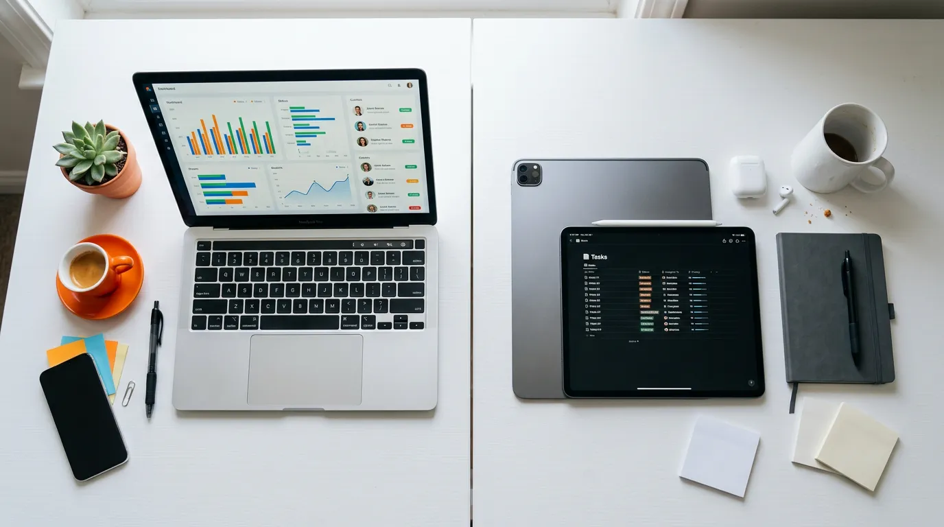 Imagen ilustrativa sobre HubSpot vs Notion CRM startup